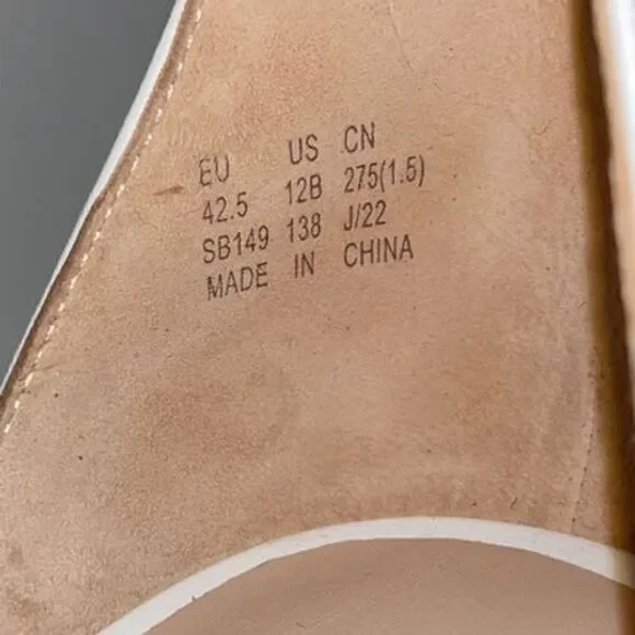 Stuart Weitzman NWOB Amelina 4 inch Leather Heels SandalsWhite Leather Size 12
